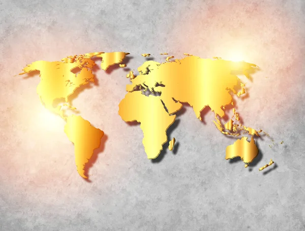 Abstrakte Weltkarte Hintergrund mit Textur — Stockfoto