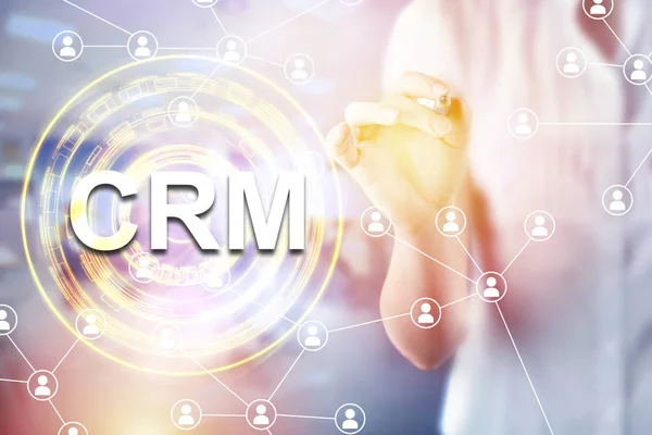 CRM. Concept de gestion des relations clients — Photo