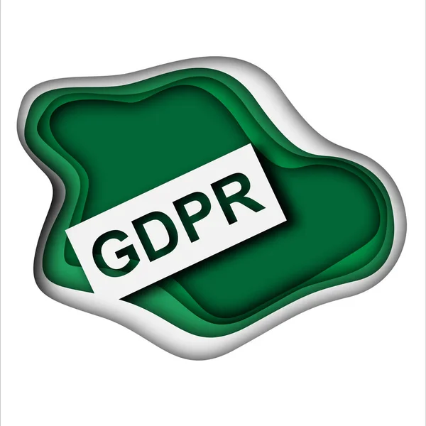 Concepto de GRPR - Reglamento general de protección de datos — Foto de Stock