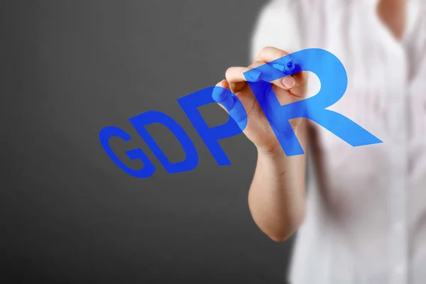 Концепція GRPR - загальне регулювання захисту даних — стокове фото