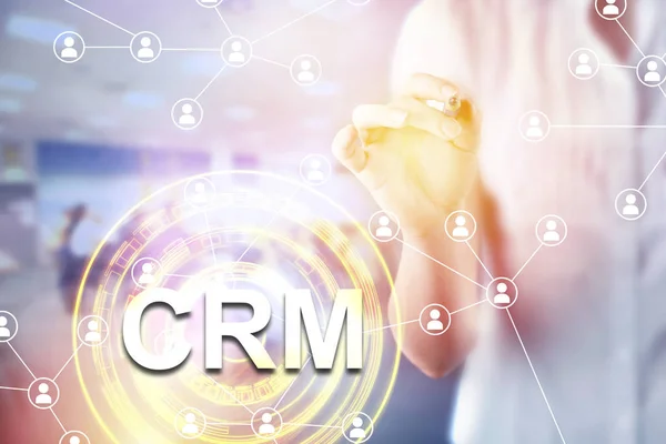 CRM. Concept de gestion des relations clients — Photo