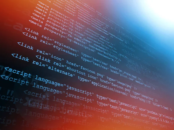 Programmierkonzept für Quellcode — Stockfoto