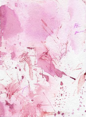 Renkli Sulu Boya sanat el-boyalı arka plan, su sıçramalarına, lekeleri, mürekkep, kırmızı renk ile sıçramak