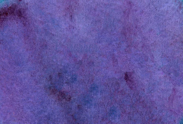 Abstract textured watercolor background of a saturated purple color. Grunge element for creative design — Stock Photo, Image