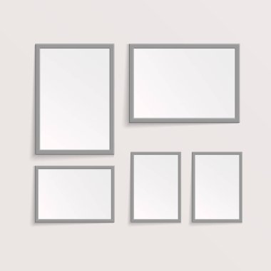 3D Resim veya fotoğraf gövde tasarımı. Vektör çizim.