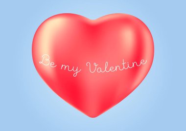 Romantik arka plan gül Kalp balonlar ile. Sevgililer günü kavramı. Vektör eps 10