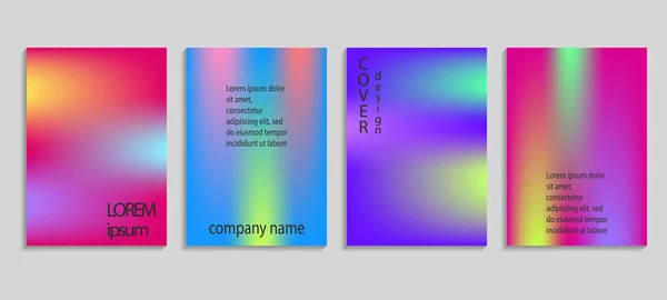 Minimális folyadék színek borít be. Jövőbeli geometrikus gradiens háttér. Vektor sablonok plakátot, bannerek, szórólapok, prezentációkhoz és jelentésekhez — Stock Vector