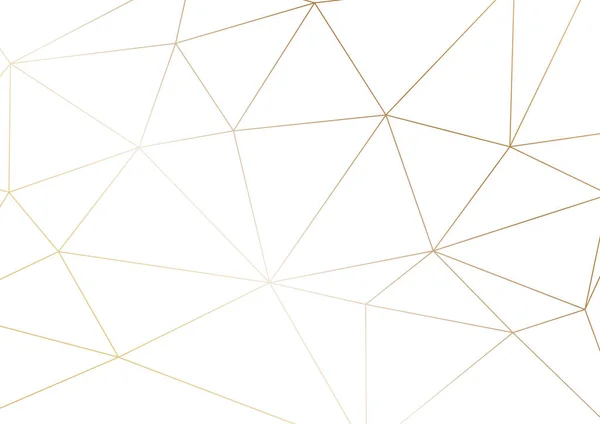 Gouden veelhoekige textuur. Vector cover ontwerp voor bruiloft invintation, spandoeken, banners, flyers, presentaties en visitekaartjes — Stockvector