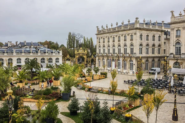 Nancy Fransa Ekim 2017 Yer Stanislas Xviii Yüzyıl Mimarisi Ile — Stok fotoğraf