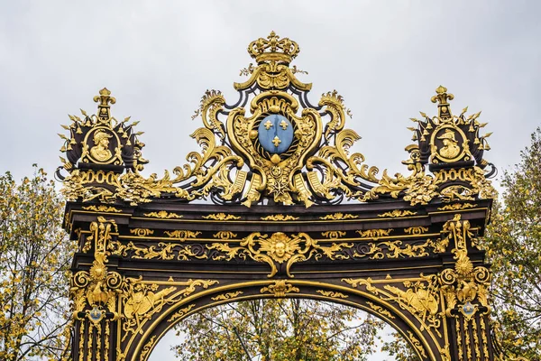 Neptün Çeşmesi 1751 Üzerinde Yer Stanislas Aslında Place Royale Denir — Stok fotoğraf