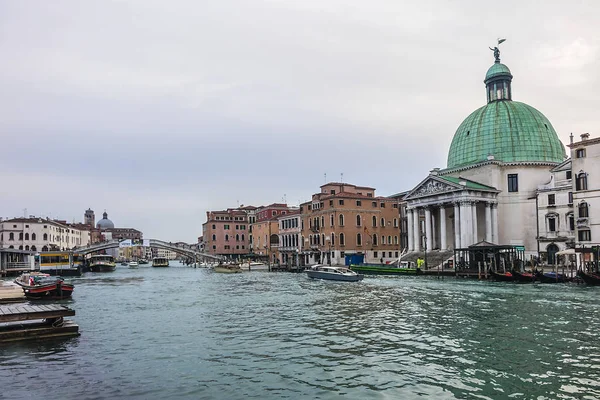 Venice Italy Января 2018 Большой Канал Мост Скальци Ponte Degli — стоковое фото