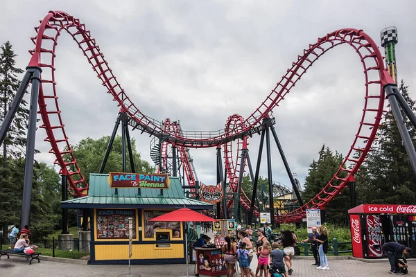 Vaughan Ontario Canada August 2017 Canada Wonderland Opened 1981 130 — Stock Photo, Image