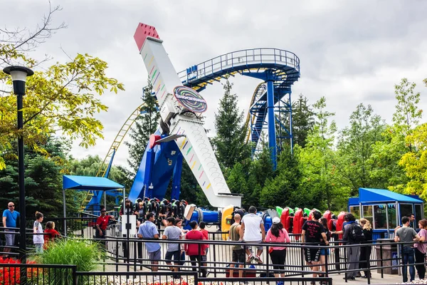 Vaughan Ontario Canada August 2017 Canada Wonderland Opened 1981 130 — Stock Photo, Image