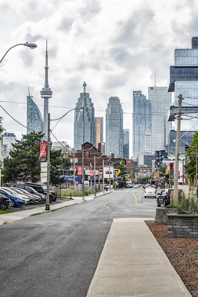 Toronto Canada Agosto 2017 Vista Sulla Città Nel Centro Toronto — Foto Stock