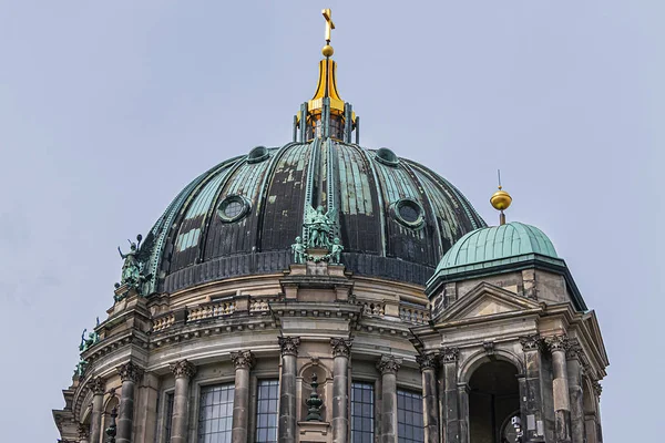 Architectural Details Berlin Cathedral Berliner Dom Famous Landmark Museum Island — Stock Photo, Image