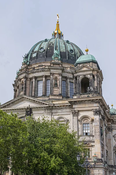 Architectural Details Berlin Cathedral Berliner Dom Famous Landmark Museum Island — Stock Photo, Image