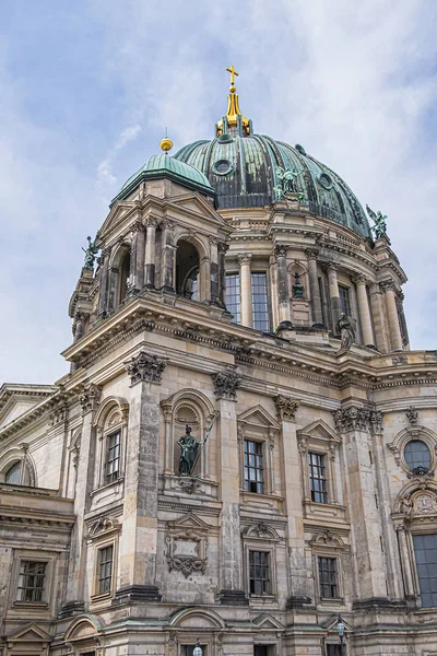 Architectural Details Berlin Cathedral Berliner Dom Famous Landmark Museum Island — Stock Photo, Image