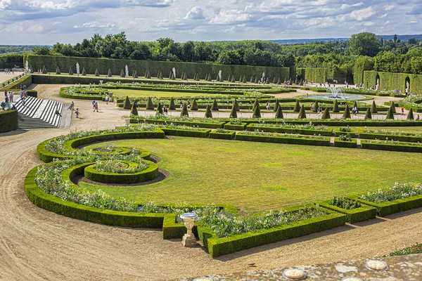 Versailles France May 2019 Beautiful View Picturesque Gardens Versailles Palace — стоковое фото