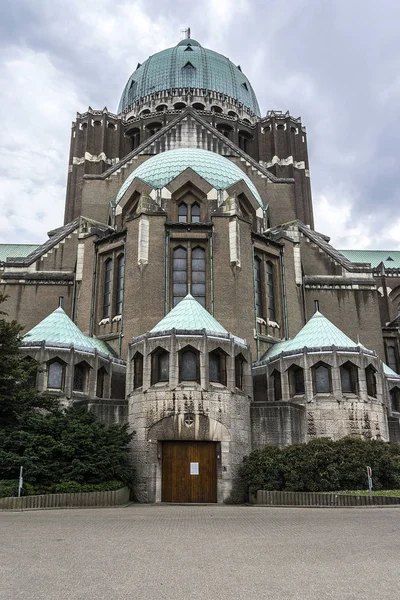 National Basilica Sacred Heart Basilique Nationale Sacre Coeur Roman Catholic — Stock Photo, Image