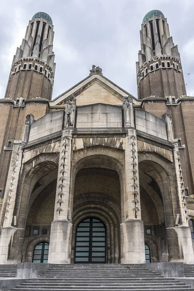 Nationale Basilika Des Heiligen Herzens Basilique Nationale Sacre Coeur Römisch — Stockfoto