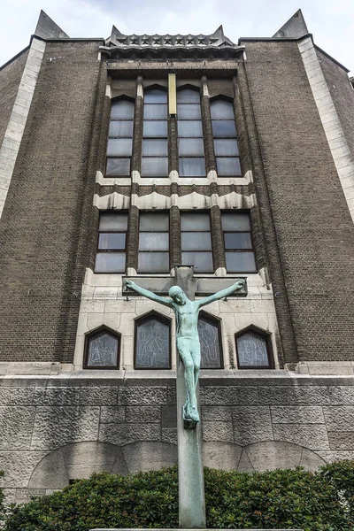 Nationale Basilika Des Heiligen Herzens Basilique Nationale Sacre Coeur Römisch — Stockfoto