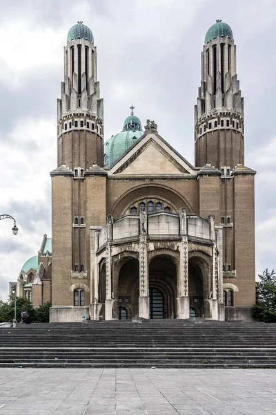 Nationale Basilika Des Heiligen Herzens Basilique Nationale Sacre Coeur Römisch — Stockfoto