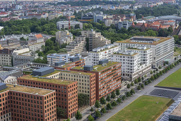 Berlin Germany June 2014 Aerial View Berlin Skyline — Stock Photo, Image