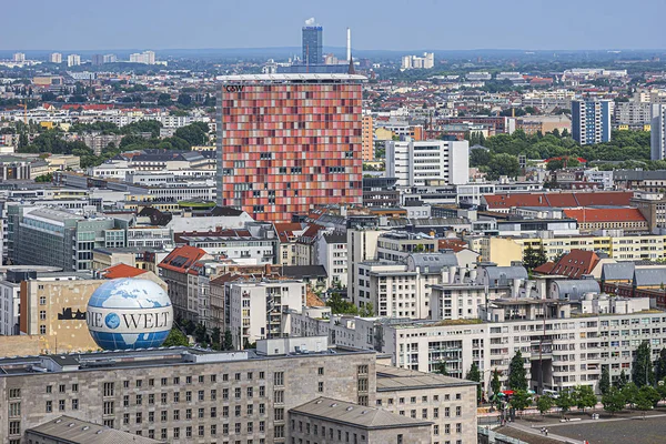 Berlín Německo Června 2014 Letecký Pohled Panorama Berlína — Stock fotografie