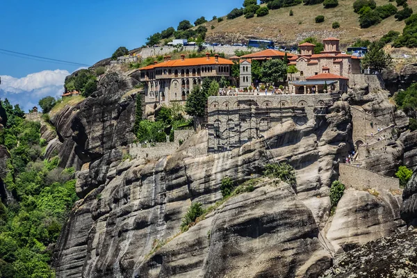 Meteora One Largest Most Important Complexes Eastern Orthodox Monasteries Greece — Stock Photo, Image