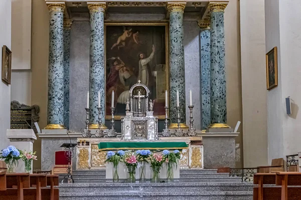 Vilnius Litouwen Juli 2019 Interieur Van Neoklassieke Vilniuskathedraal Sint Stanislausbasiliek — Stockfoto