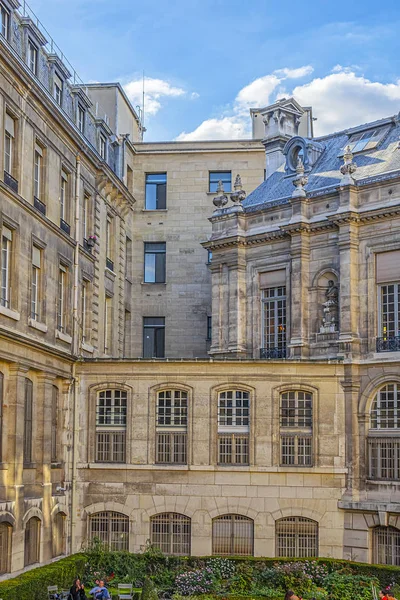 París Francia Septiembre 2018 Patio Los Edificios Del Banco Francia — Foto de Stock