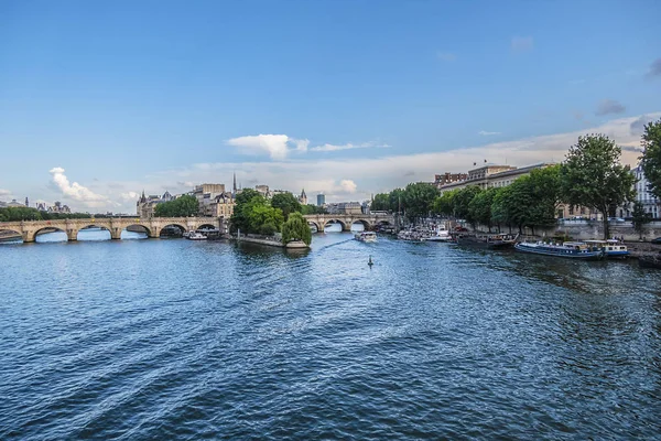 Παρίσι Γαλλία Μαΐου 2018 Paris Pont Neuf Νέα Γέφυρα Και — Φωτογραφία Αρχείου