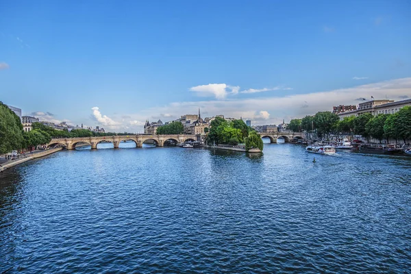 Párizs Franciaország 2018 Május Paris Pont Neuf Híd Ile Cite — Stock Fotó