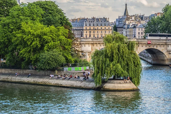 París Francia Mayo 2018 Paris Pont Neuf Puente Nuevo Ile — Foto de Stock