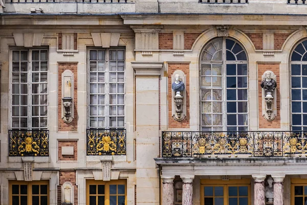 Wersal Francja Maja 2019 Fragmenty Architektoniczne Chateau Versailles Pałac Wersalski — Zdjęcie stockowe