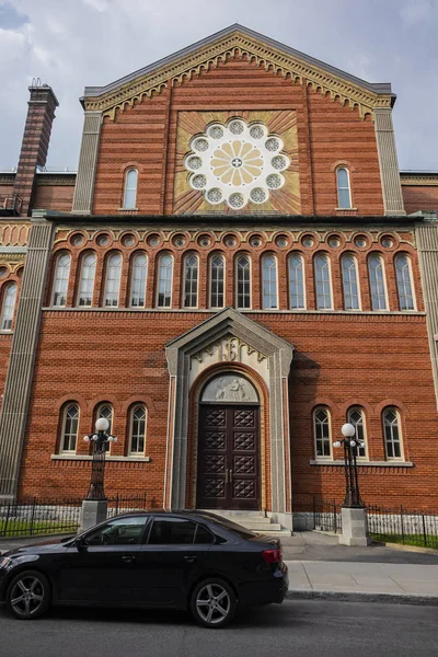 Notre Dame Defense Kilisesi Difesa Nın Hanımefendisi Montreal Kuzeybatısındaki Little — Stok fotoğraf