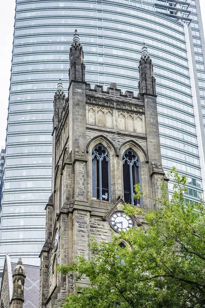 Montreal Canada August 2017 Montreal Architektur Alte Häuser Und Moderne — Stockfoto