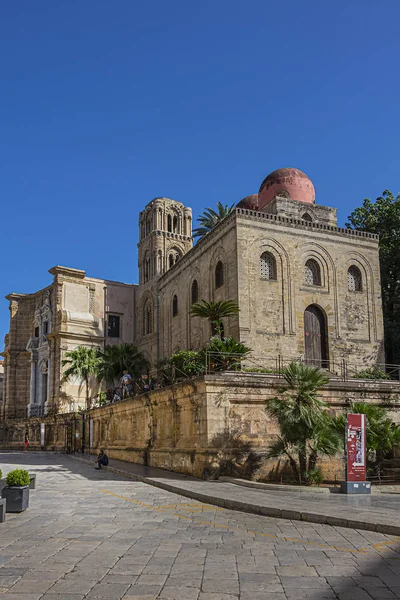 Palermo Sicily Italy Сентября 2018 Года Городской Пейзаж Палермо Историческом — стоковое фото