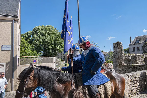 Chartres França Junho 2019 Chartres 1254 Festival Medieval Que Acontece — Fotografia de Stock