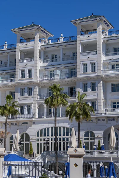 スペイン マラガ 2018年6月2日 グランホテルミラマール 5つ星 1926 マラガ市で最初の高級ホテル 誰がビーチや歴史的中心部を楽しみたいですか — ストック写真