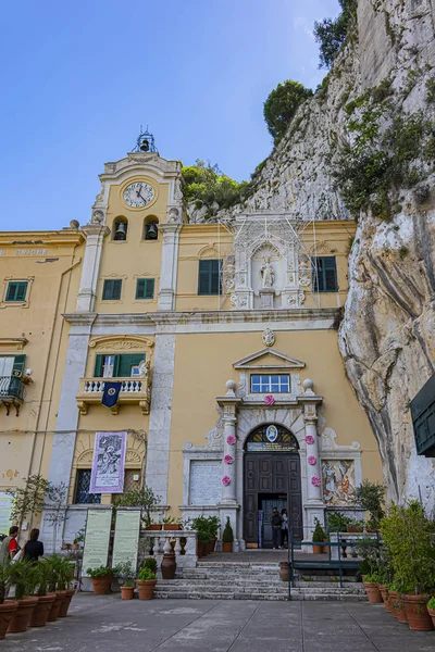 Palermo Szicília Olaszország 2018 Szeptember Palermo Faragott Szent Rosália Templom — Stock Fotó