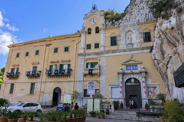 Palermo Szicília Olaszország 2018 Szeptember Palermo Faragott Szent Rosália Templom — Stock Fotó