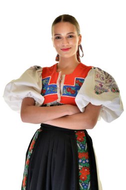 Slovakça folklor. Slovakça folklor kız.