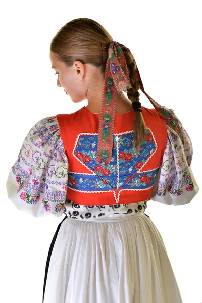 Slovakiska Folklore Slovakisk Folklore Flicka — Stockfoto