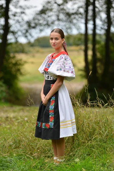 Szlovák Folklór Szlovák Folklór Lány — Stock Fotó