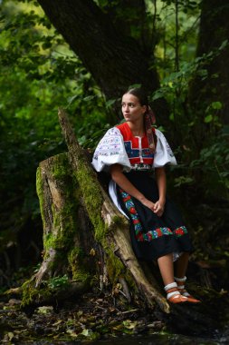 Slovakça folklor. Slovakça folklor kız.