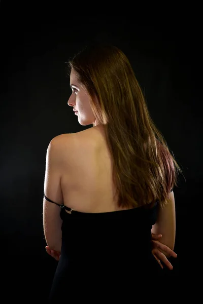 Vrouw lichaam studio opname — Stockfoto