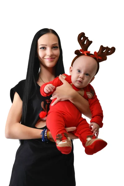 Noel baba bebek Noel zamanı — Stok fotoğraf