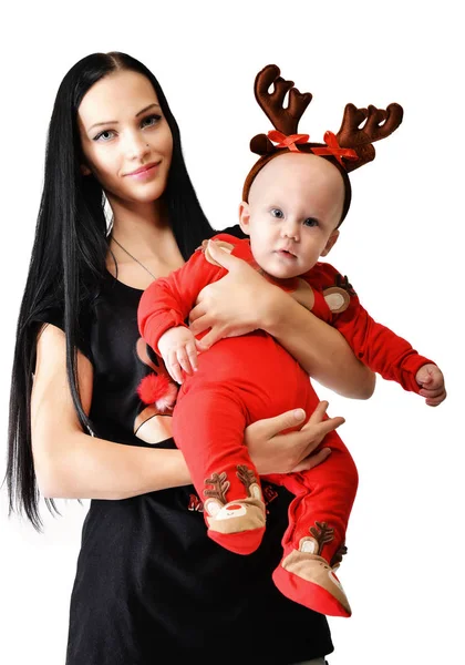 Santa baby karácsony — Stock Fotó