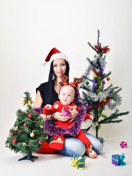 Santa baby karácsony — Stock Fotó